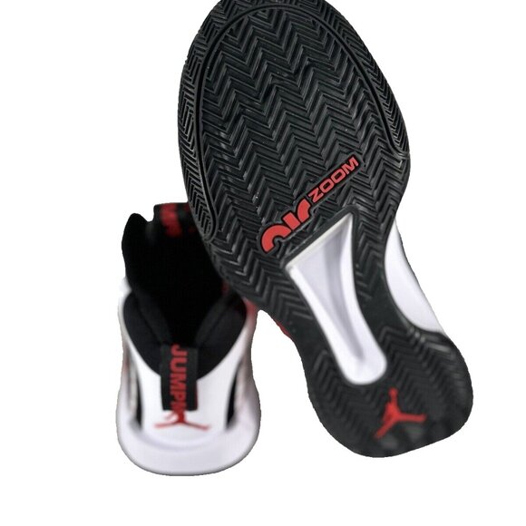 🔥HP🔥 Nike Jordan Jumpman 2021 White University Red Black CQ4021 100 Men's - Picture 6 of 6